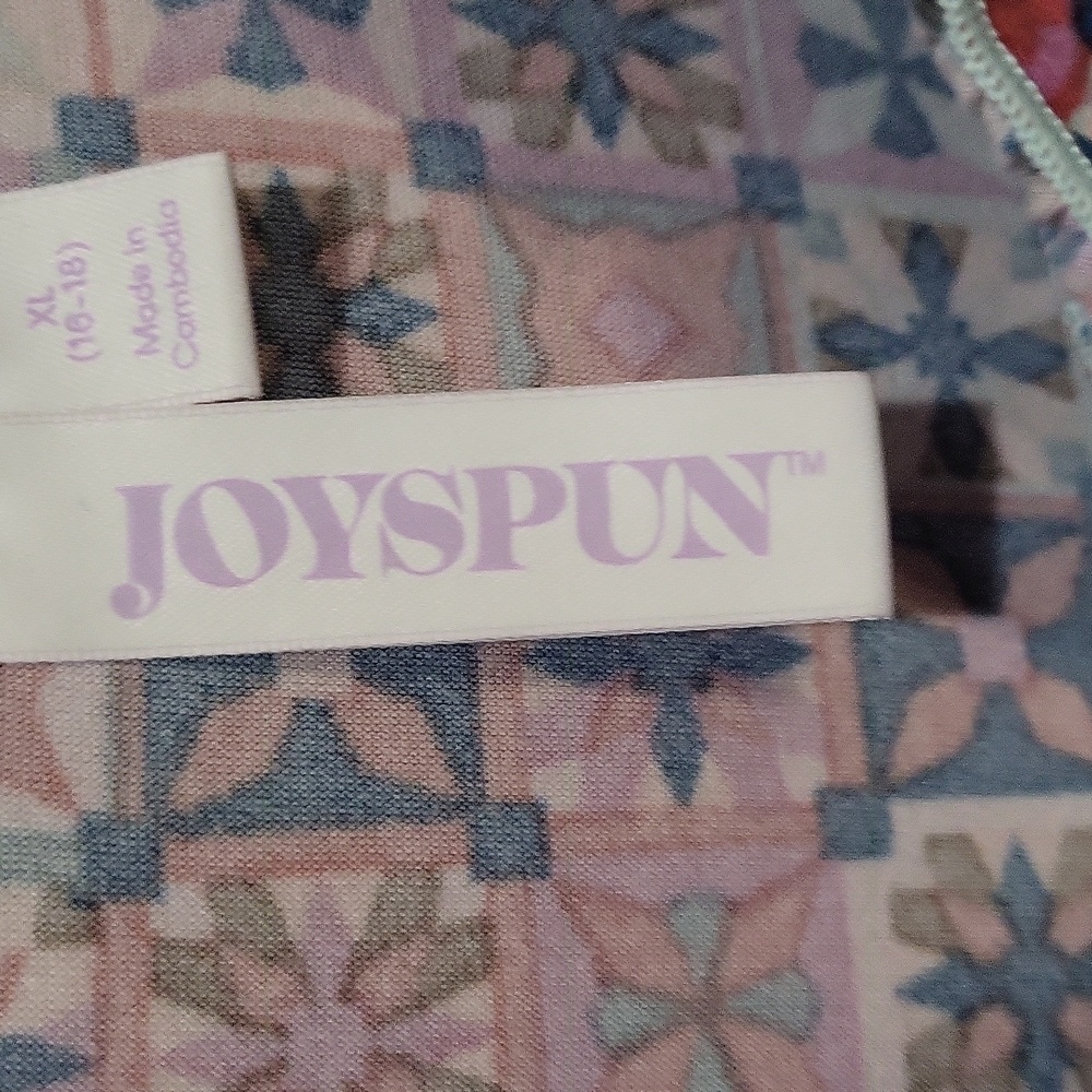 Joyspun Stretch Smocked Chemise Lounge Dress - Picture 3 of 6